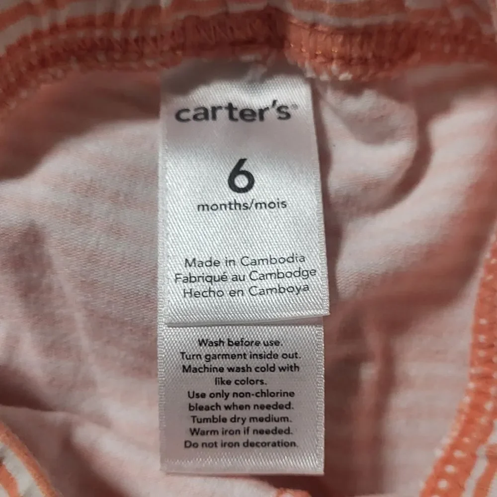 Carter's X Garanimals Baby Girl 2pc Halloween Themed Leggings Bundle Size 6-9M